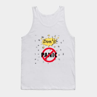 Don"t panic Tank Top